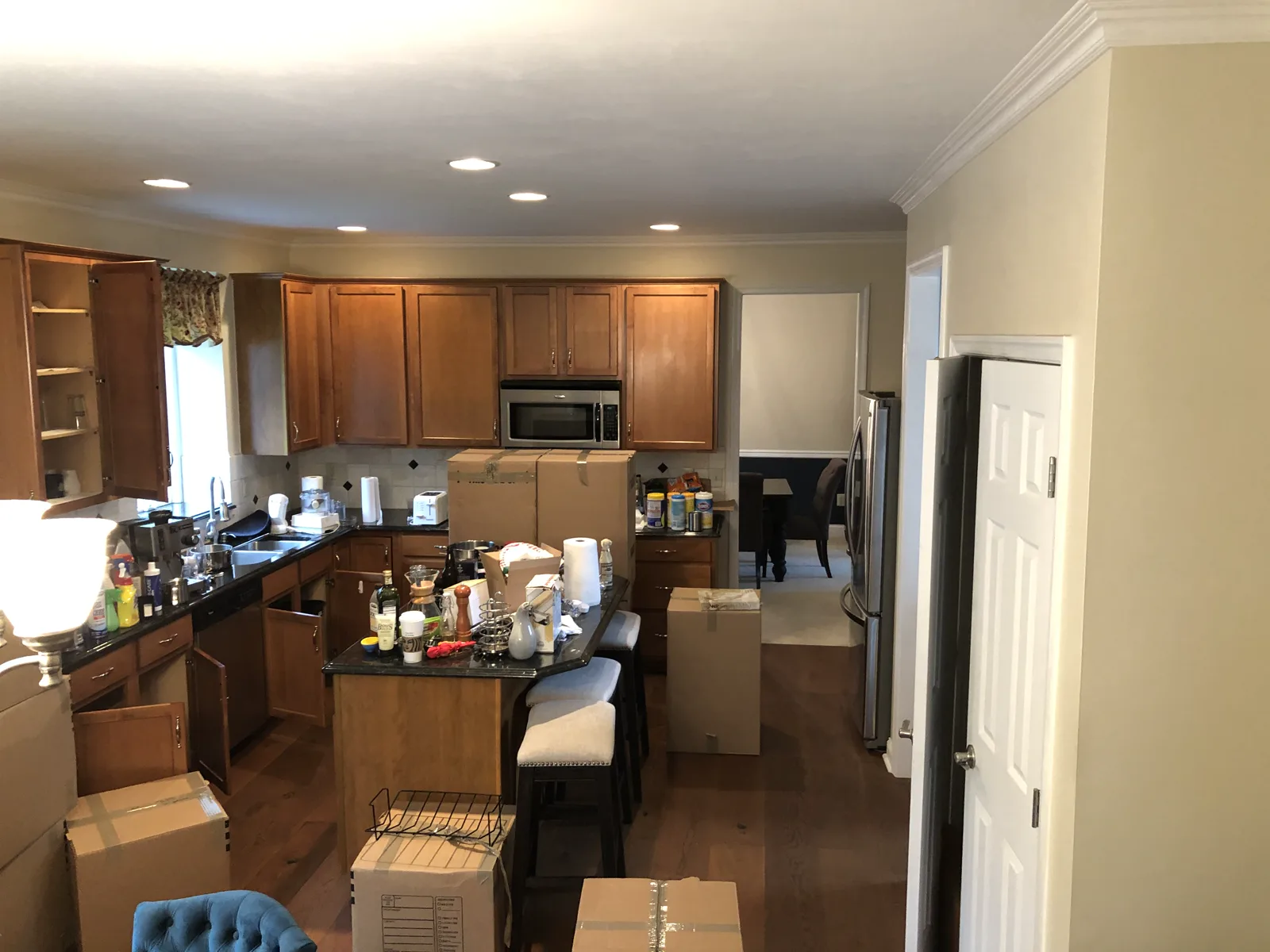 Walls down, light in — before Mac Kitchens' remodel