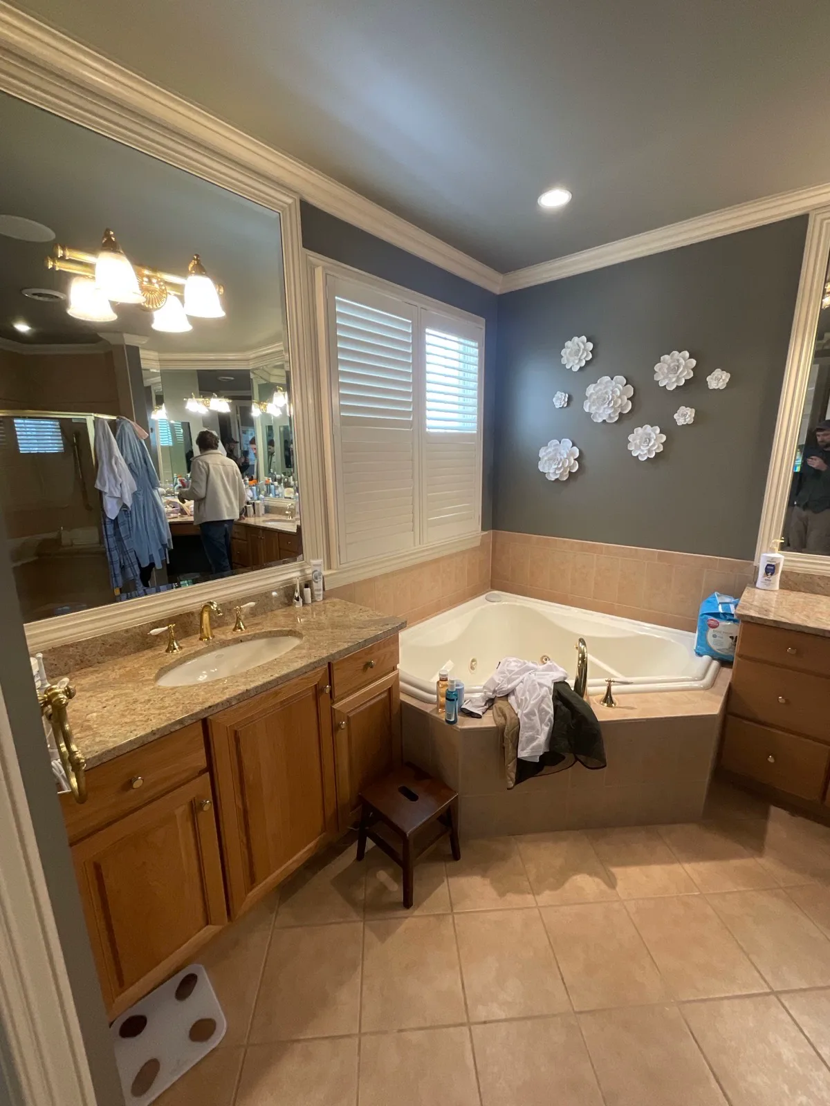 A dated bath, reimagined — before Mac Kitchens' remodel