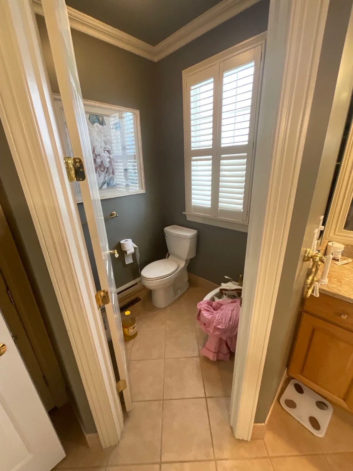 A dated bath, reimagined — before Mac Kitchens' remodel
