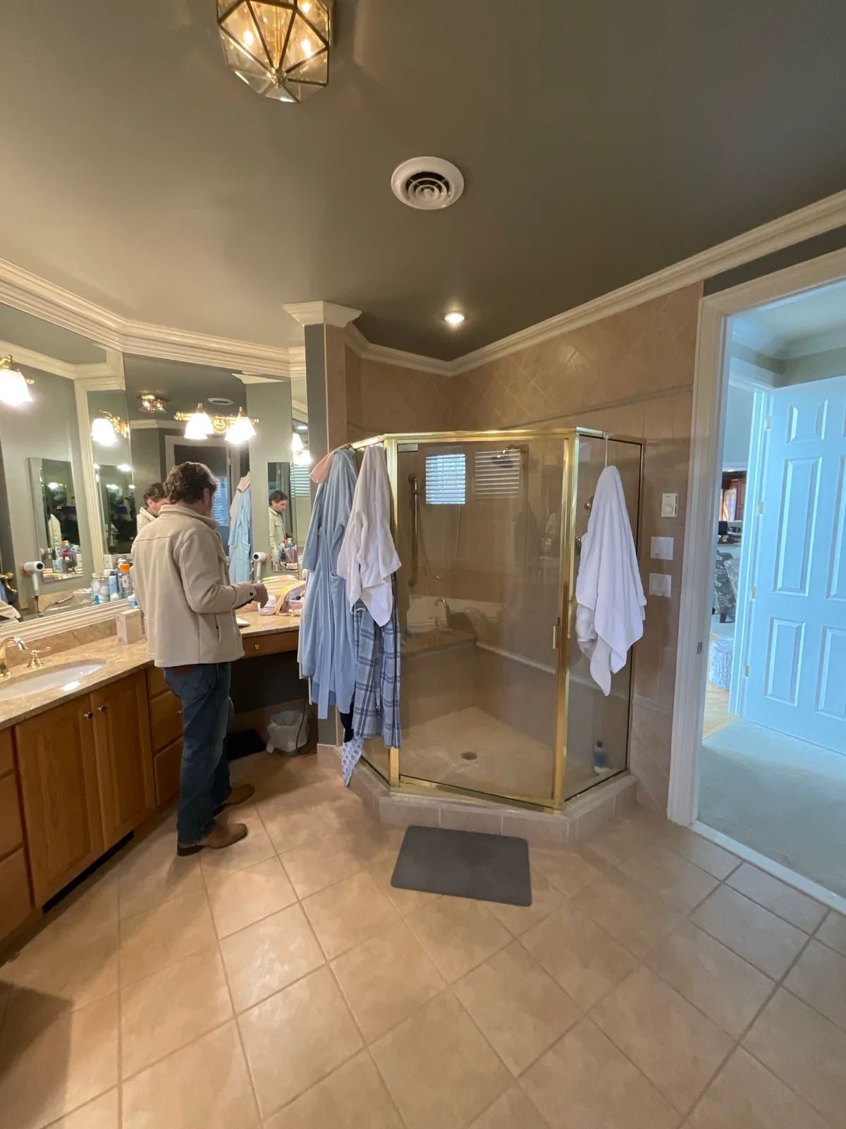 A dated bath, reimagined — before Mac Kitchens' remodel